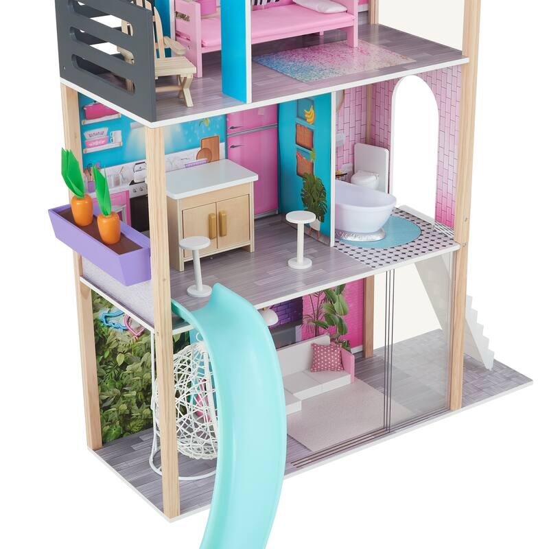 Teamson Kids Dreamland Boho Beach House & Accessories