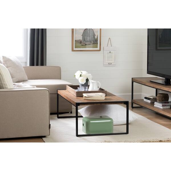 Shop Gimetri Living Room Modern Industrial Console Tv Stand On