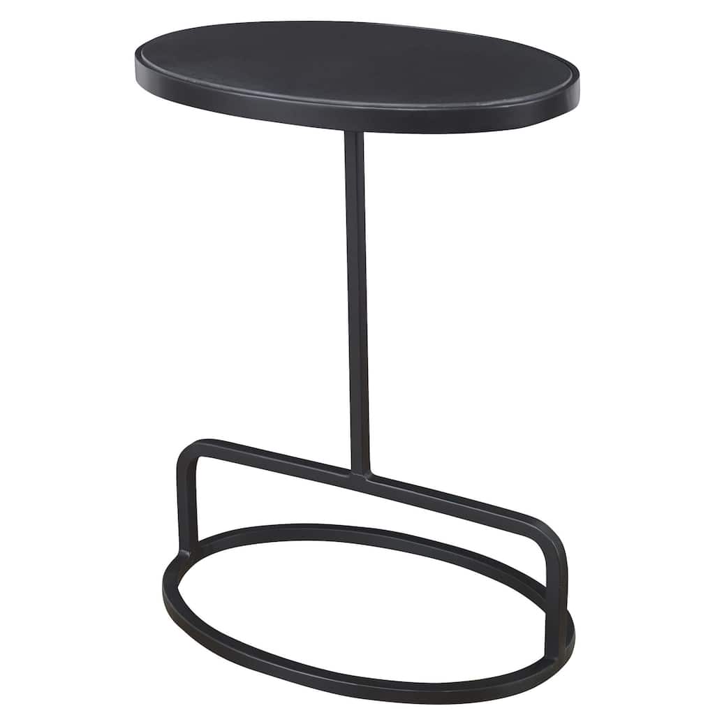 Uttermost 25207 Jessenia 18" Wide Iron and Marble Accent Table