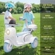 preview thumbnail 22 of 22, 12V Slow Start Two-seater Three Wheels Kids Ride On Electric Motorcycle with Multi-function player&Storage Box for kids Aged 3-6