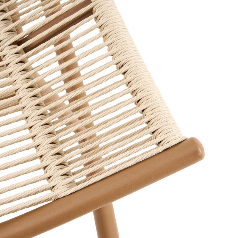 Christopher Knight Home - Set of 2 Rocking Chair with PE Rattan and Accent Side Table Set