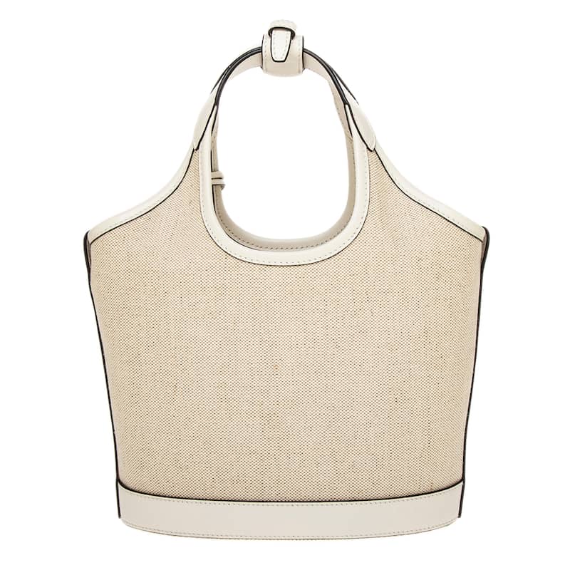 Prada Logo Print Mini Bucket Bag