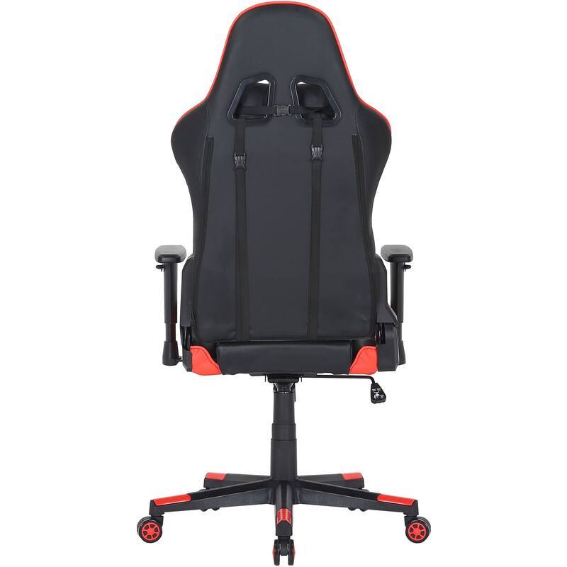 Hanover Commando Ergonomic Gaming Chair in Black and Red with