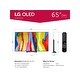 preview thumbnail 4 of 4, LG 65" Class C2 Series OLED 4K evo Smart TV (OLED65C2PUA, 2022) - Ivory Sofa-Headboard-Bench Complete - L