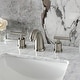 preview thumbnail 3 of 20, Kingston Brass Manhattan Two-Handle 3-Hole Deck Mount Widespread Bathroom Faucet with Retail Pop-Up Drain