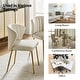 preview thumbnail 37 of 89, Aruna Accent Chair with Metal Legs 20''W X 19.5 ''D X 29''H by HULALA HOME