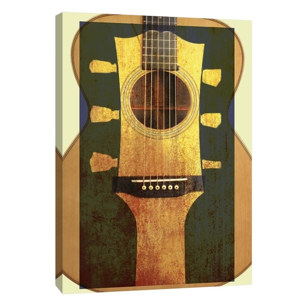 PTM Images 9-106031 PTM Canvas Collection 10" x 8" - "BB Martin 3" Giclee Guitars Art Print on Canvas