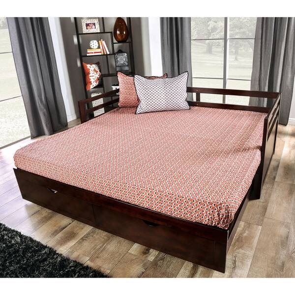 Shop Furniture Of America Soma Expandable Sleeper Daybed With