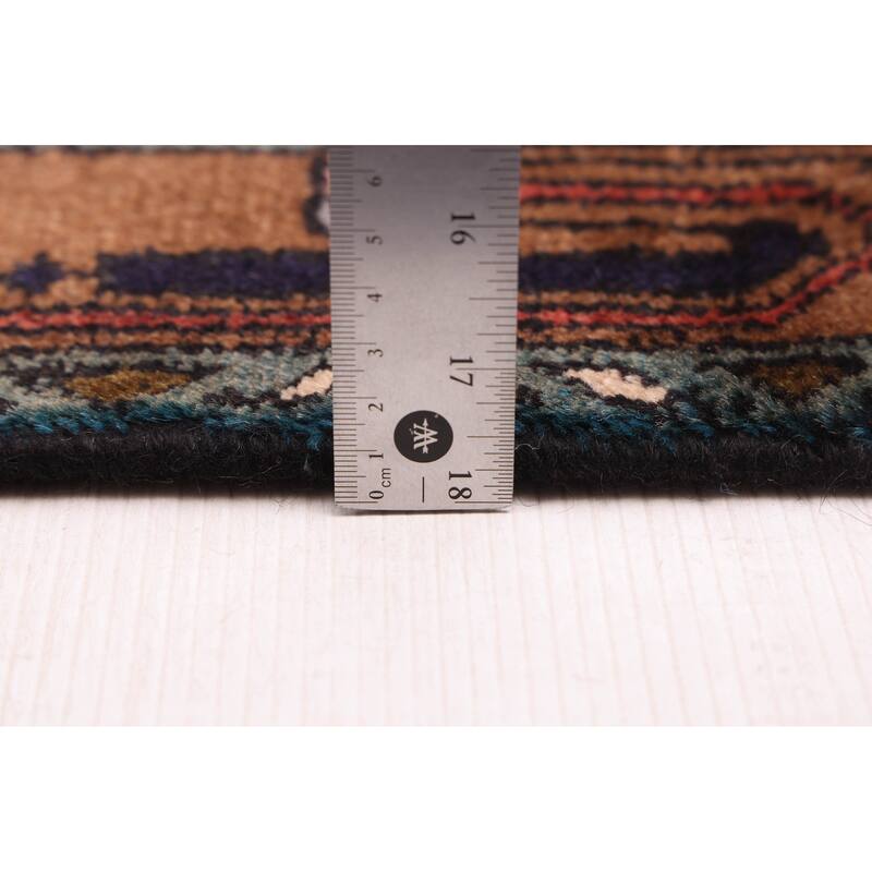 ECARPETGALLERY Hand-knotted Andelz Dark Copper Wool Rug - 2'11 x 10'3