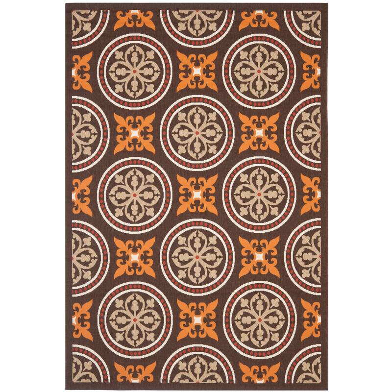 SAFAVIEH Veranda Cendrine Indoor/ Outdoor Waterproof Patio Backyard Rug