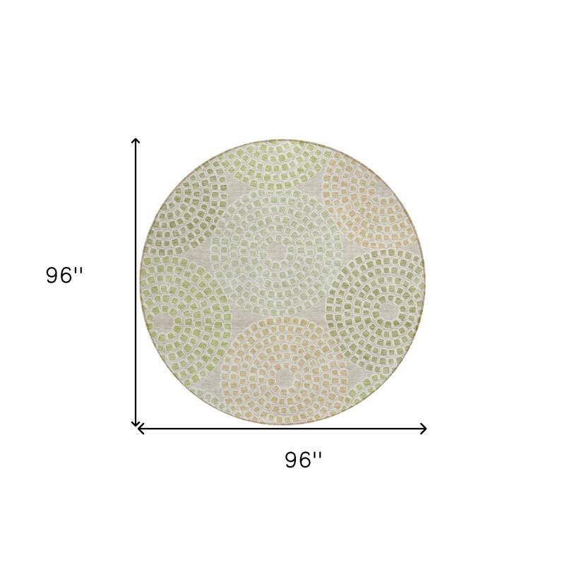 HomeRoots Geometric Transitional Rectangle Outdoor Rug
