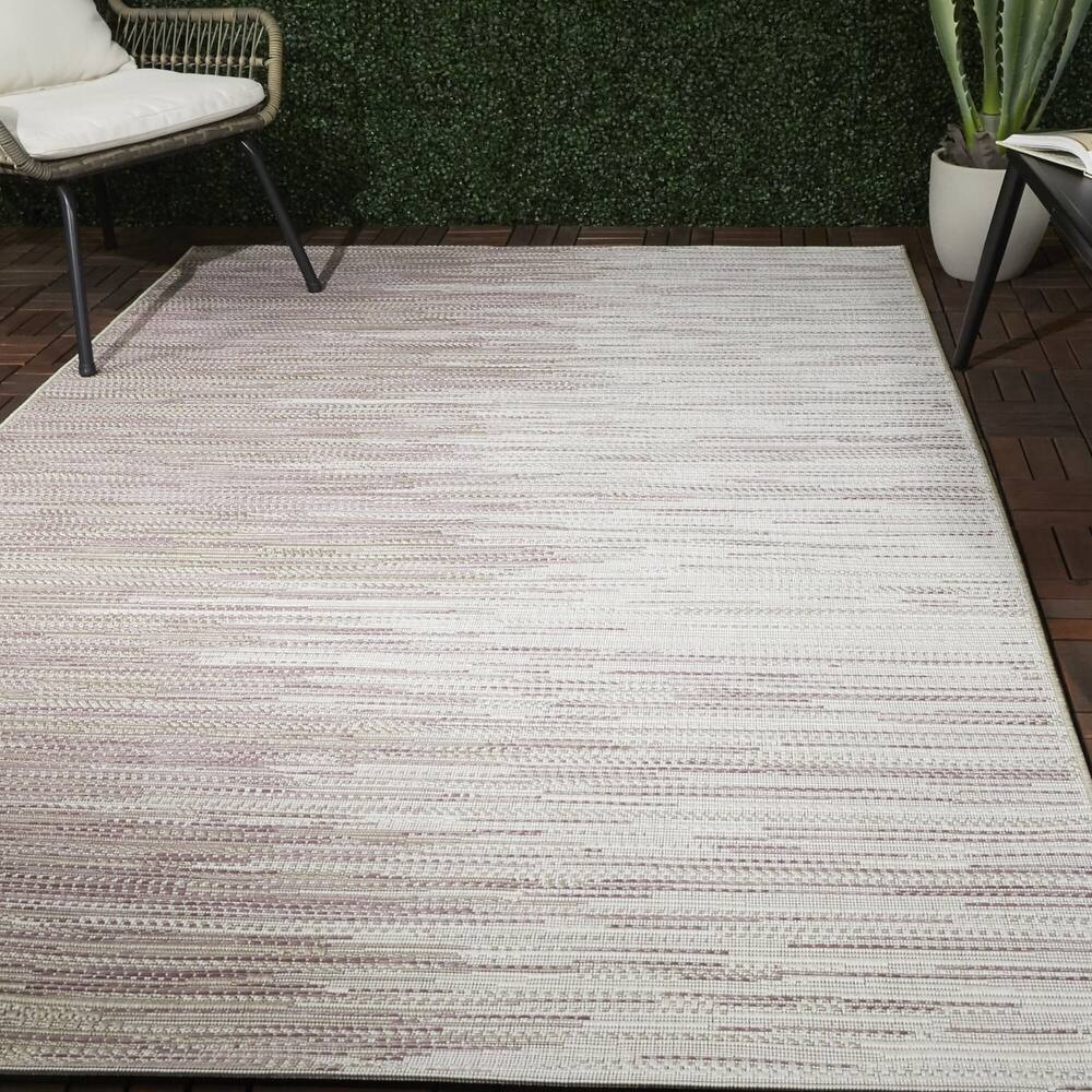 Cabot Flatweave Ombre Indoor/ Outdoor Area Rug