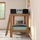 preview thumbnail 32 of 31, Mid-Century Modern Twin over Twin Bunk Bed