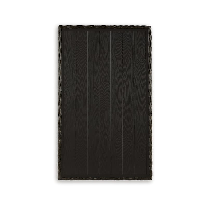 Signature Design by Ashley Brook Ranch Brown Outdoor Multi-use Table - 59" W x 35.5" D x 27.38" H