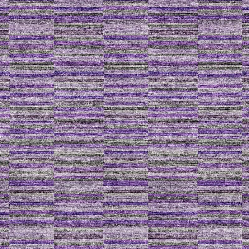HomeRoots Striped Transitional Rectangle Outdoor Rug