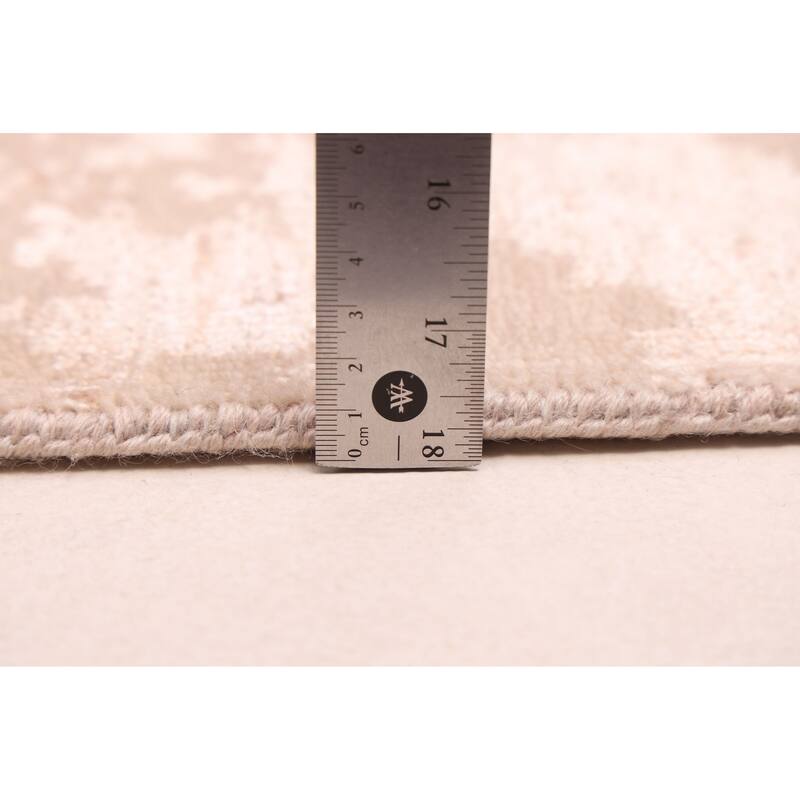 ECARPETGALLERY Hand-knotted Legacy Tan Silk, Wool Rug - 2'6 x 12'2