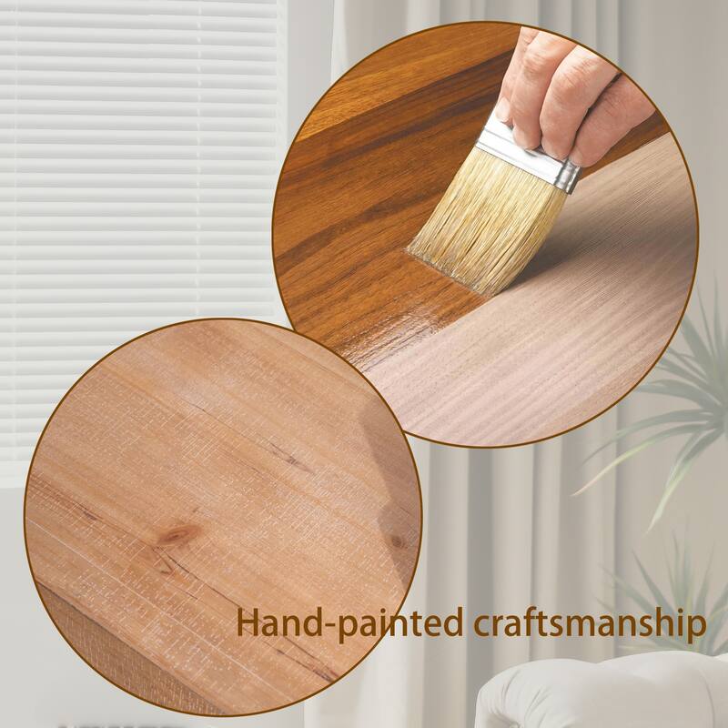 Modern Rustic Console Table, Stylis Simple Engineered Wood Console Table, for Entryways, Hallways and Behind Sofas