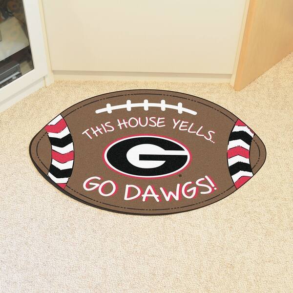 Shop University Of Georgia Football Southern Style Rug Free