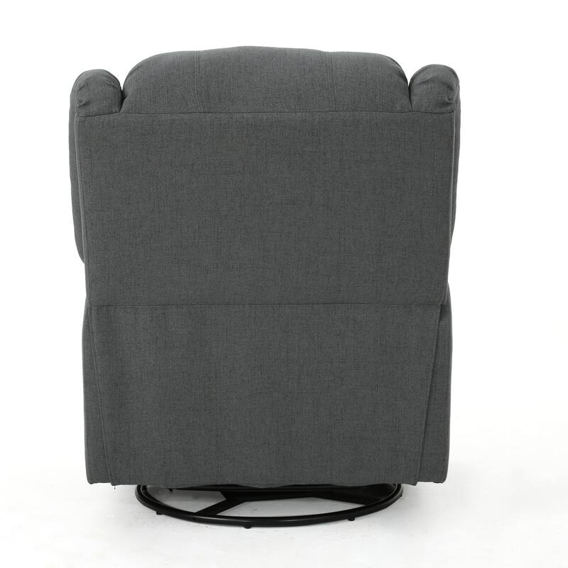 Jennette Fabric Swivel Gliding Recliner by Christopher Knight Home