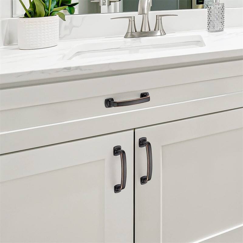 10 Pack Solid 3 Inch Drawer Pulls - 3.75"L x 0.64"W