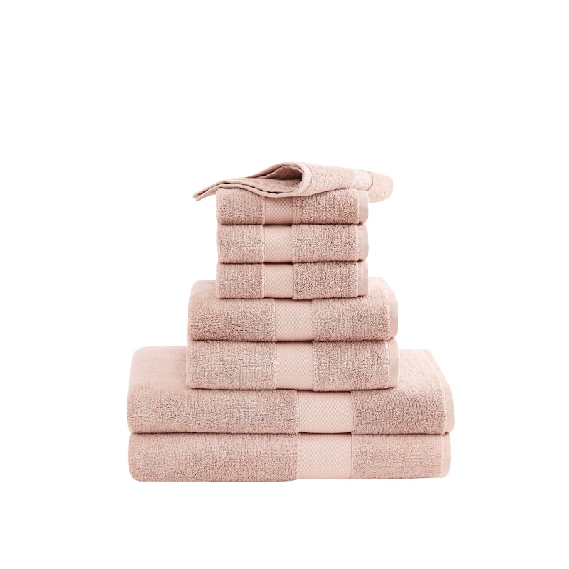 Christian Siriano NY Plush Turkish Cotton 8 Piece Towel Set