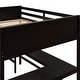 preview thumbnail 25 of 43, Multi-Functional Full Size Loft Bed with U-shaped Under Bed Desk, Bookshelves, Guardrails and Ladder for Small Spaces