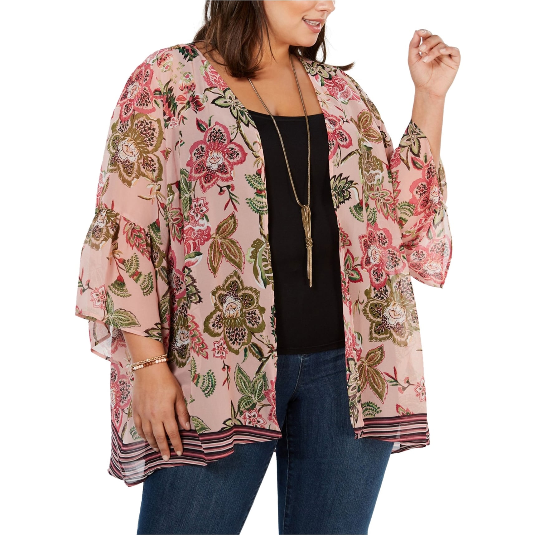floral kimono jacket