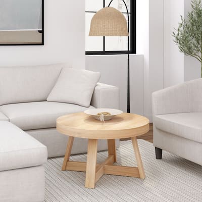 Plank and Beam Classic Round Coffee Table - 30"