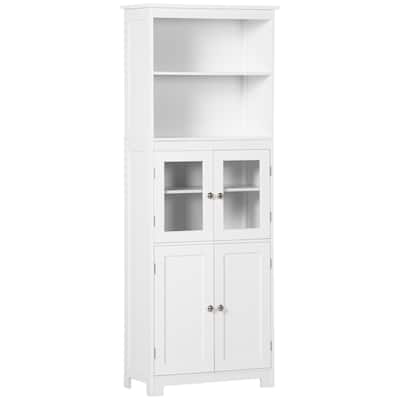 Freestanding Storage Cabinet,Adjustable Shelf for Dining Room,Small Buffet with Hutch