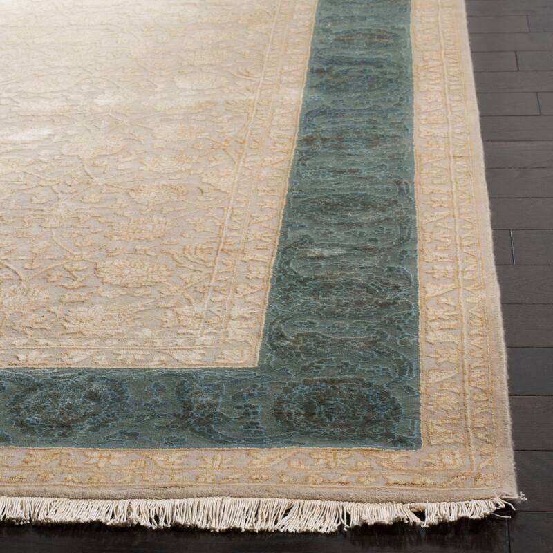 SAFAVIEH Couture Hand-knotted Silviya of India Jalynn Traditional Border