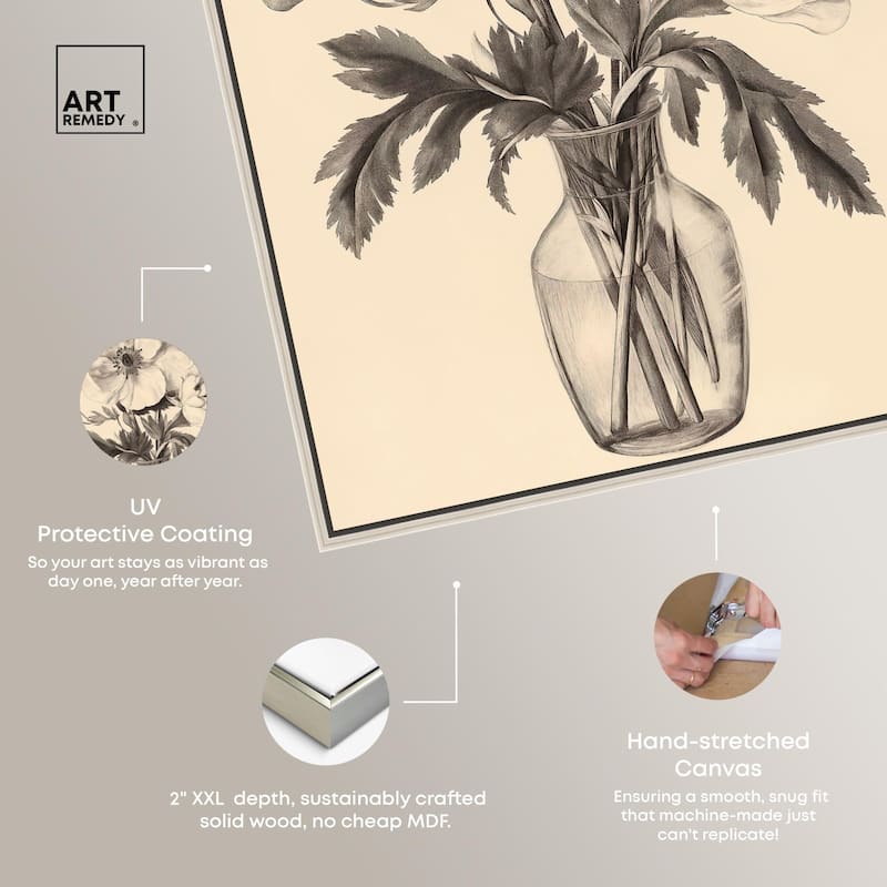 Herbarium's Hush I Canvas by Art Remedy