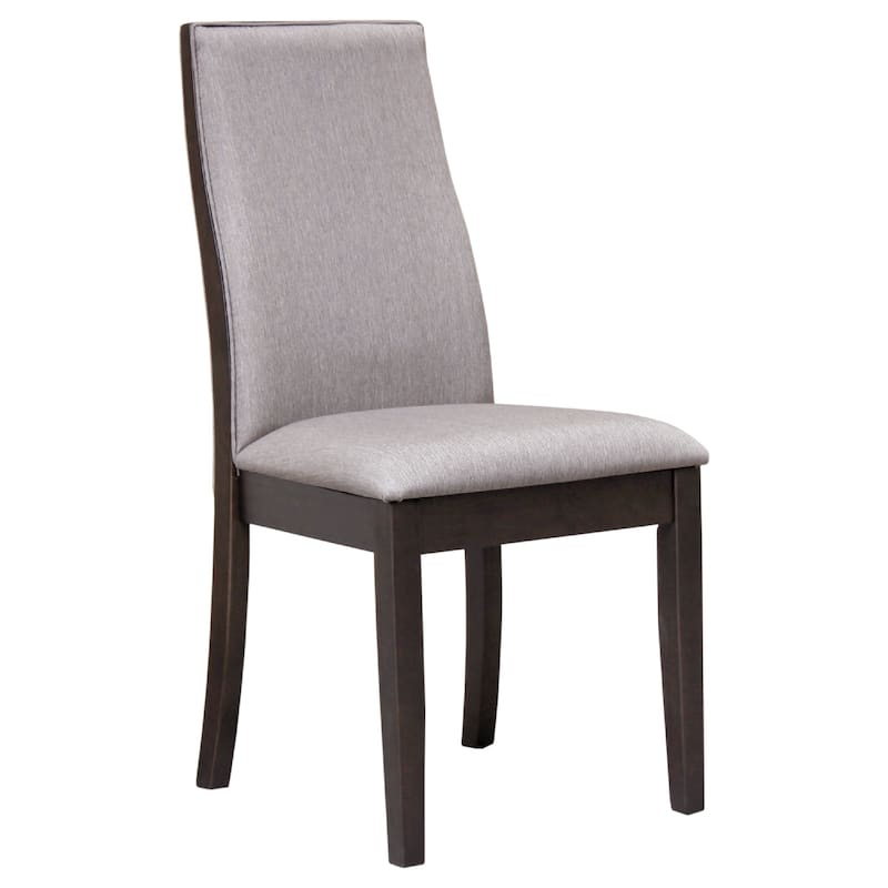 Zor 5pc Dining Set, 60-77 Inch Extendable Table, 4 Chairs, Taupe Gray