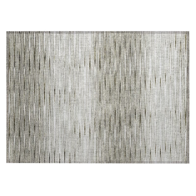 Machine Washable Indoor/ Outdoor Chantille Ombre Stripes Rug