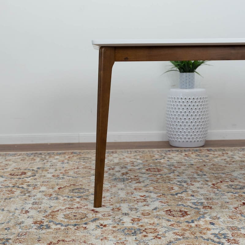 Savana Mid-Century Modern Solid Wood 59-inch Rectangular Dining Table