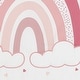 preview thumbnail 3 of 4, Sweet Jojo Designs Pink Boho Rainbow and Hearts Girl 3p Nursery Crib Bedding Set Mauve Shabby Chic Bohemian Cloud Polka Dot