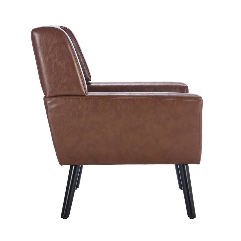 20.4'' Seat Wide Accent Chair with Tufted Back,Upholstered Armchairs for Living Room
