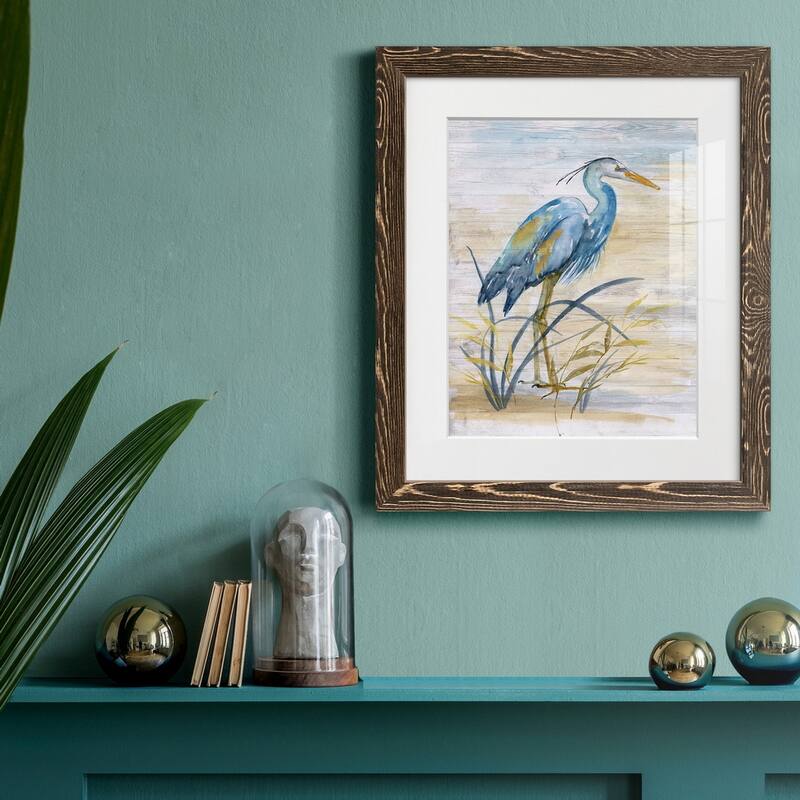 Blue Heron I-Premium Framed Print - Ready to Hang