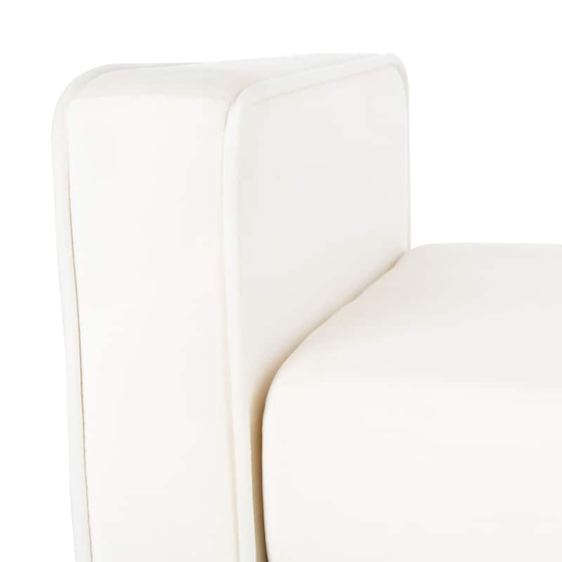 SAFAVIEH Rosalee Mid-Century Modern 25-inch Bench - 49" W x 18" L x 25" H - 49Wx18Dx25H