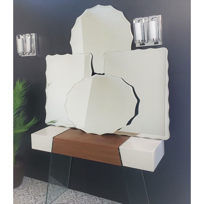 Frameless Ridge Mirror