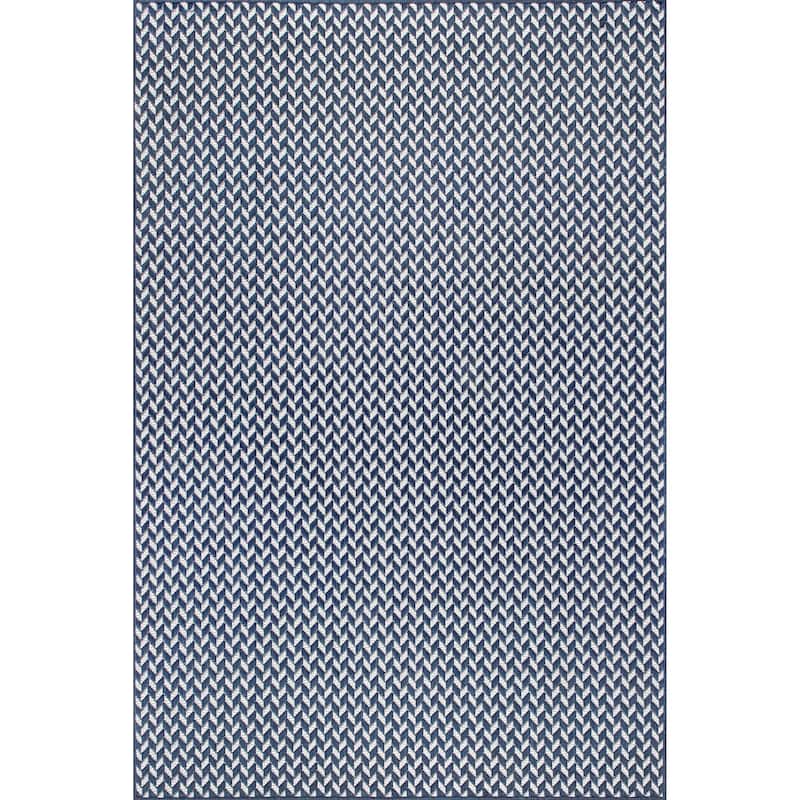 Nuloom Camryn Herringbone Indoor/Outdoor Area Rug