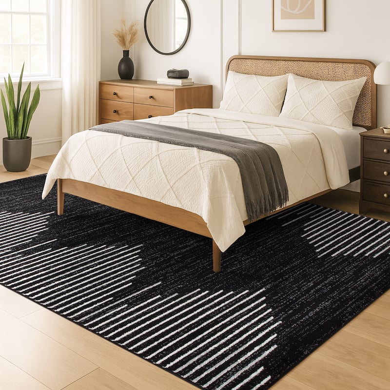 Bohemian Stripe Area Rug