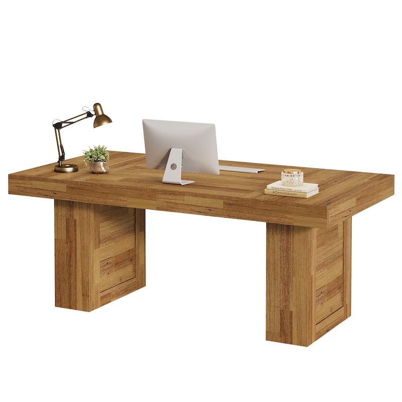 Large Computer Desk, Executive Desk, Home Office Writing Table, Conference Table Business Workstation for Working,Meeting
