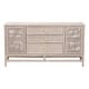 preview thumbnail 16 of 22, Vivan Natural Rattan Storage Cabinet - 3-Drawer Handwoven Wicker Accent Cabinet with Interior Shelving and Elevated Base