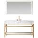Option Brushed Gold - Single Sink