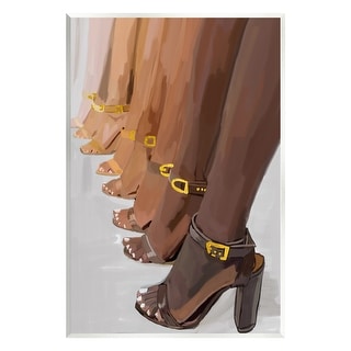 Stupell Fashion Girls Heels Wall Plaque Art Amelia Noyes