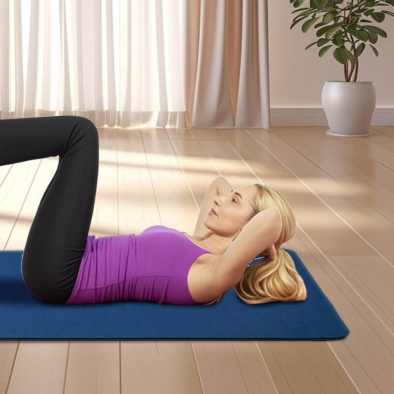 72"x24" Non-Slip TPE Yoga Mat, Professional Exercise Mat for Pilates