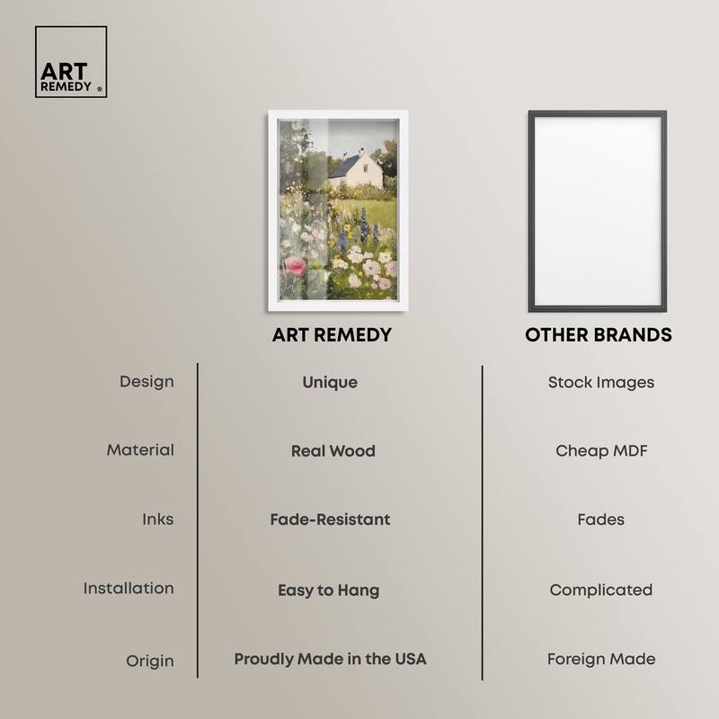 Floral Farmhouse II Shadowbox by Art Remedy