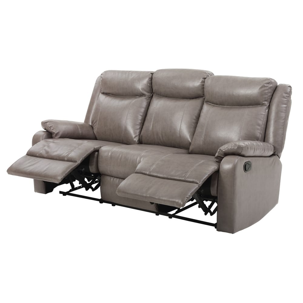 Ward Faux Leather Double Reclining Sofa