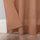 No. 918 Ladonna Crushed Texture Semi-Sheer Rod Pocket Curtain Panel, Single Panel