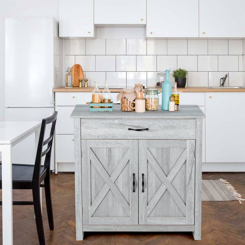 AVAWING Kitchen Sideboard Buffet Cabinet Entryway Cupboard Server